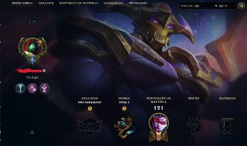 CONTA LOL NÍVEL 41 | 7 SKINS + FRAGMENTOS UNRANKED