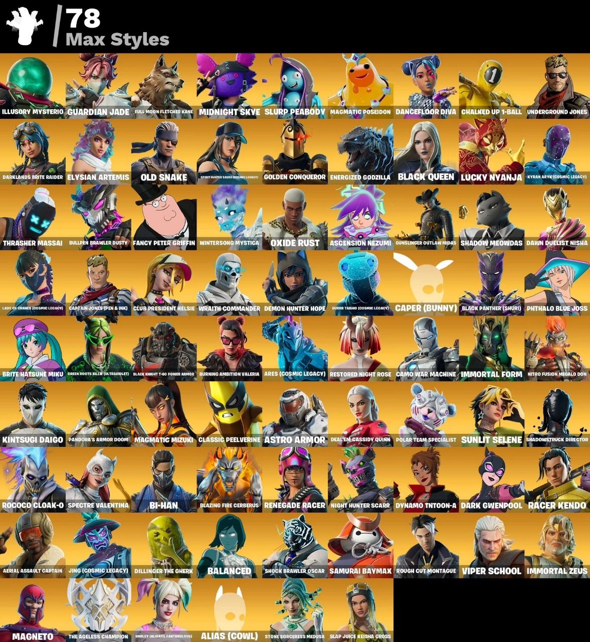 CONTA FORTNITE COM OG RENEGADE RAIDER, PASSE MARVEL E CLUB 1 MÊS