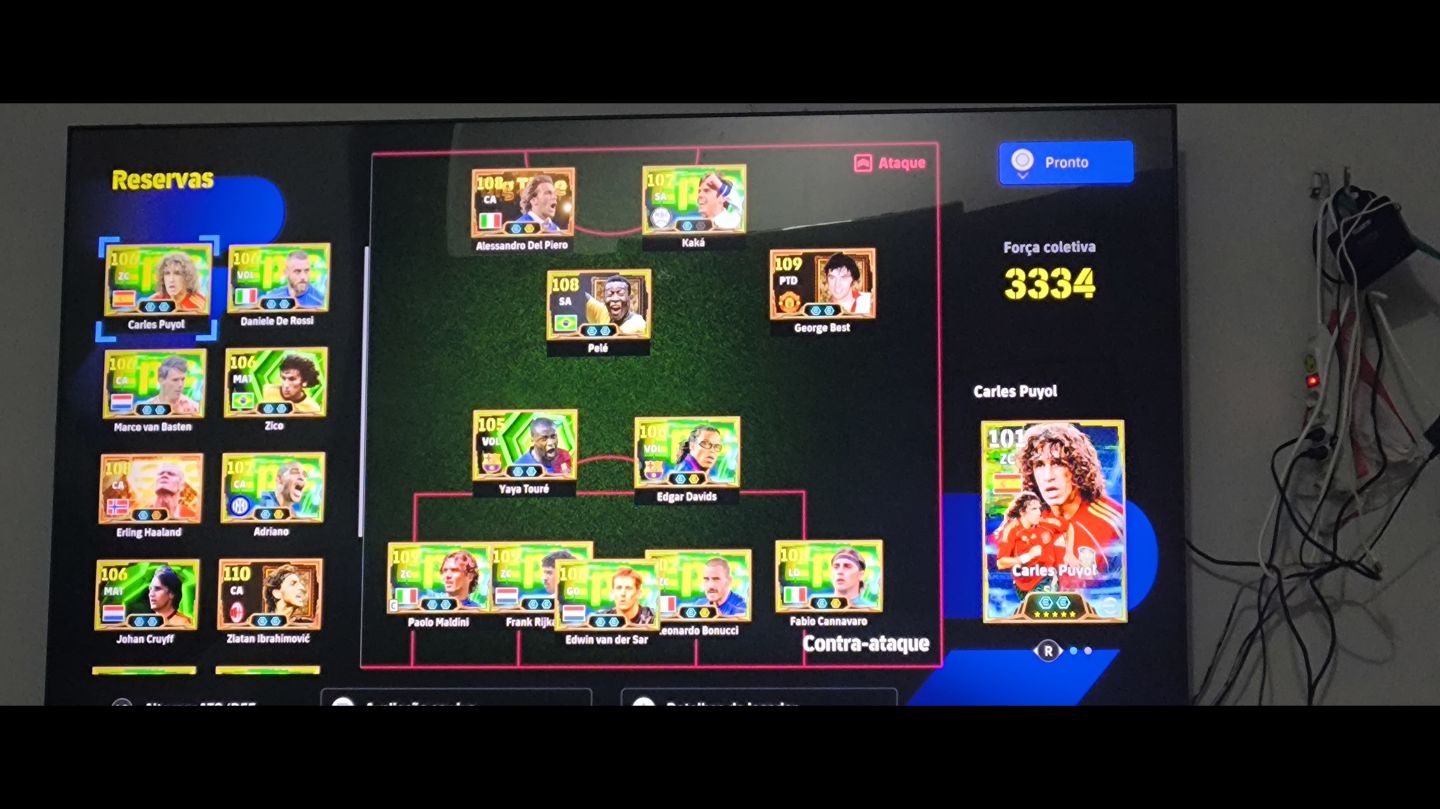 Conta efotball 3337 força máxima