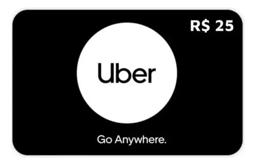 UBER CARD R$ 25