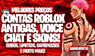 [MAIS BARATO] CONTAS ANTIGAS 2010, LIMITEDS, KORBLOX, ROBUX, GAMEPASS E MAIS!