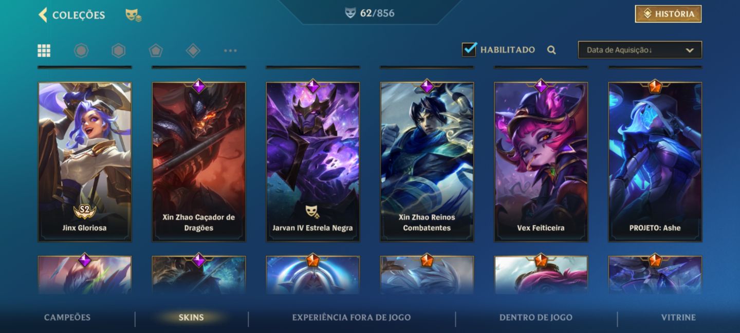 Conta WIld Rift League Of Legends 62 Skins De Eventos E Coleção Leona Completa