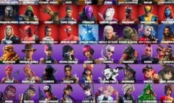 CONTA DE FORTINITE RARA!COM VÁRIAS SKINS, DEADPOOL E MUITO+! (PREÇO NEGOCIÁVEL)