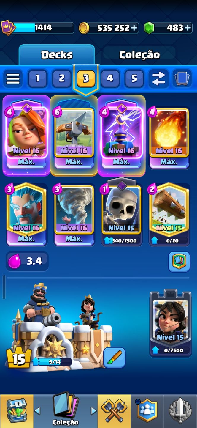 Conta de clash pra sair rápido