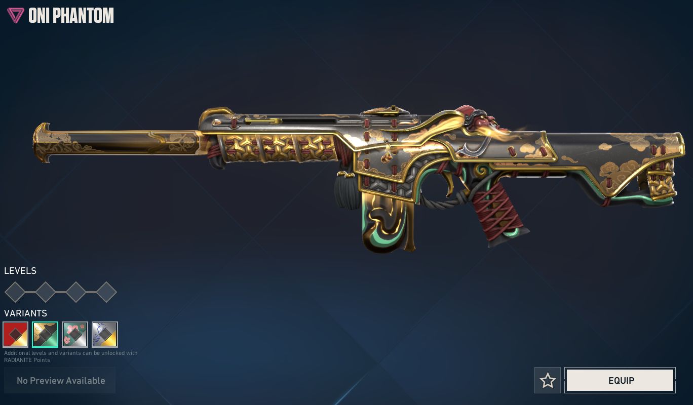Conta Valorant com várias skins de faca, incluindo algumas VCT