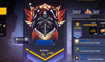 Gilda ff upada com mais de 800k de pontos com 55 Slots e mais de 4k pontos gg