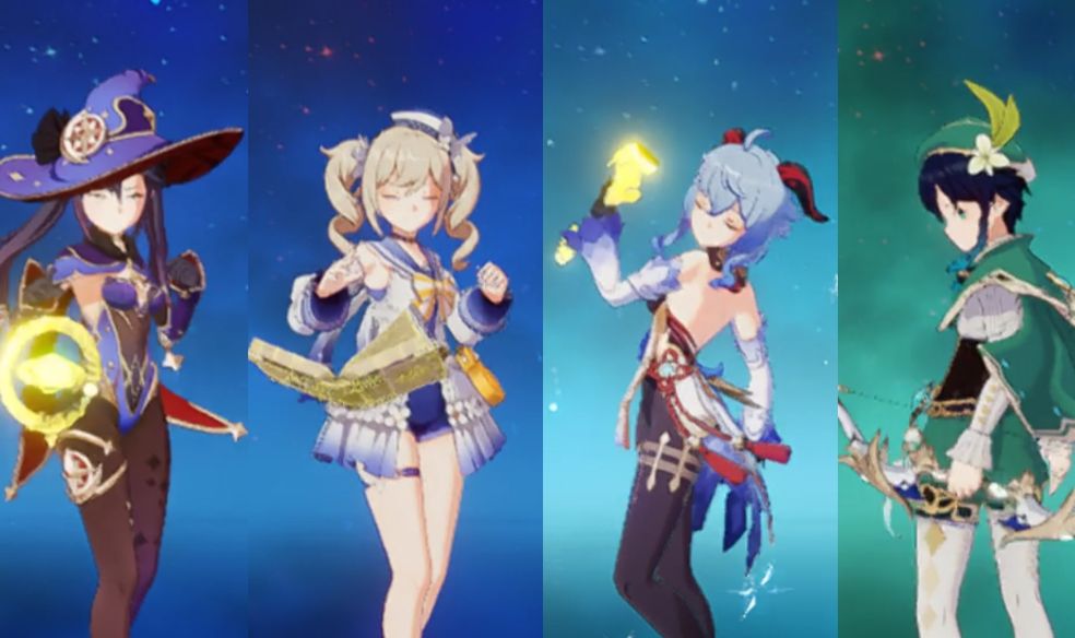 (NA)VENTI+GANYU+MONA+2 ARMA T5+XIANGLING C6 6.9K GEMAS+21 GIROS