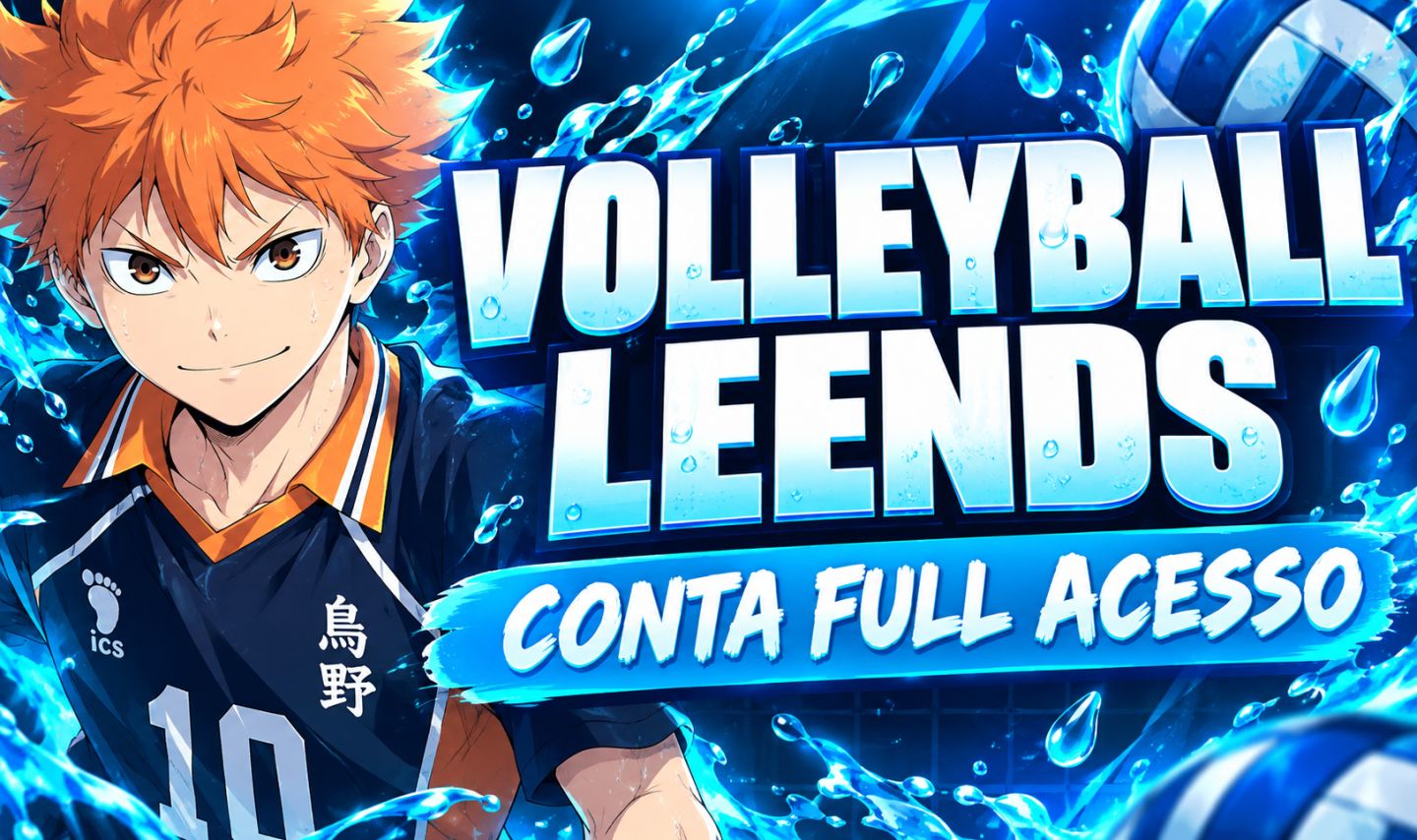 CONTA DE VOLLEYBALL LEGENDS À VENDA!! TSH Kazana, Akuto e OG Kijo!!