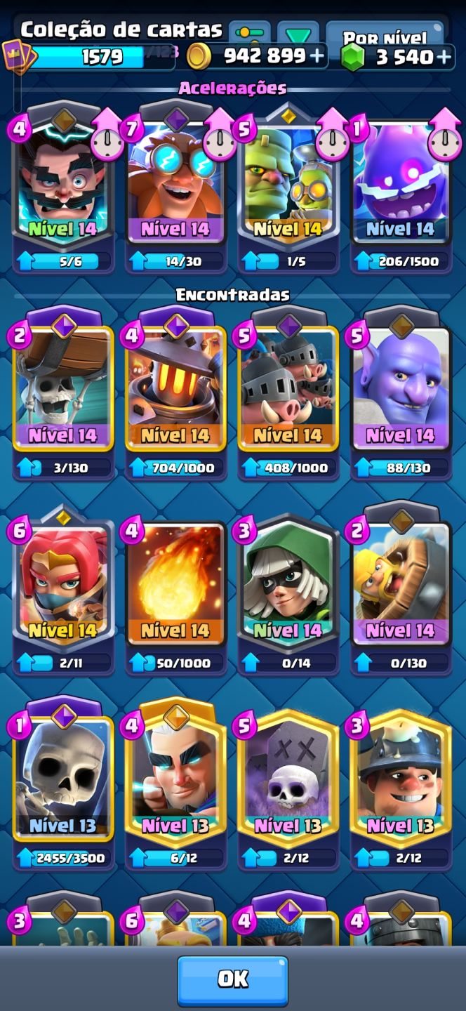Conta clash royale +9000 troféus
