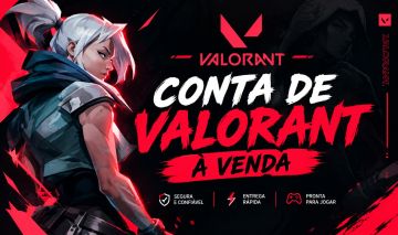 Conta de valorant com várias skins daora