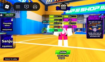 Conta roblox focada em haikyuu legend