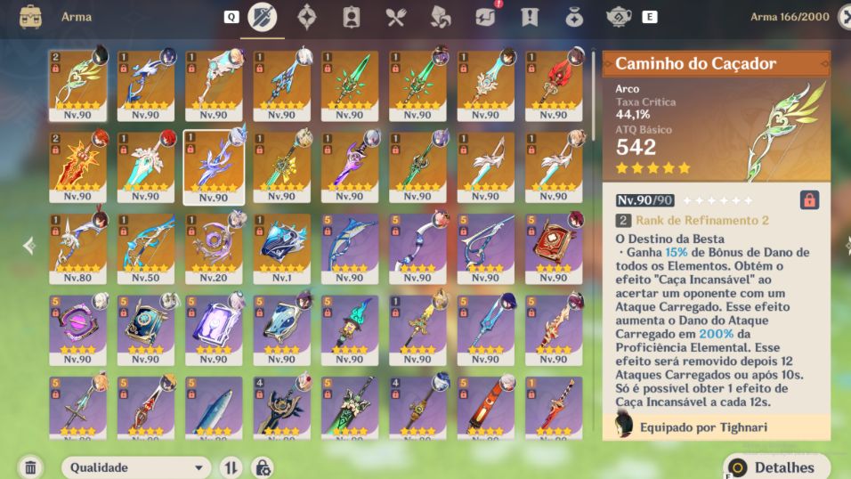 Conta AR 60 Nathan, 68 personagens e 935 jogados.