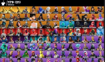 CONTA TRYHARD E OG|179 SKINS|PASSES RARO,PASSE MARVEL,EMOJIS RAROS|E MT +
