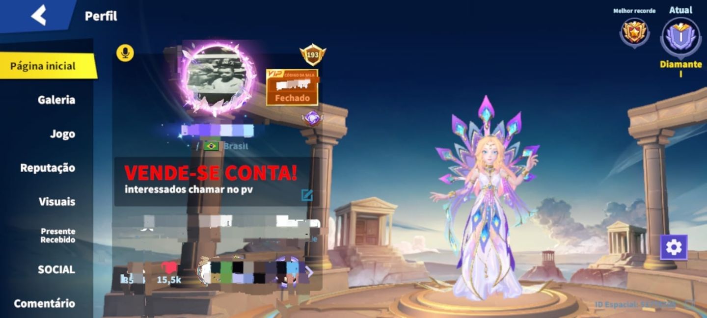 CONTA SUPER SUS RARA | 608 ITENS + 49 MÍSTICOS + 192 LENDÁRIOS