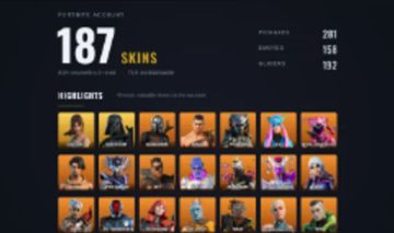 Conta Fortnite com Lara Croft mais 186 skin com picaretas raras