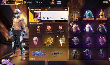 CONTA DE FREE FIRE PRIME 7 FULL MANDELA, MUITO GEMADA!