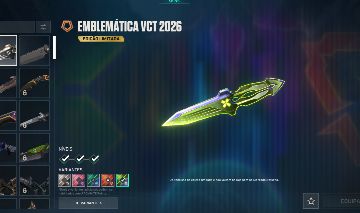 CONTA VALORANT COM FACA VCT 2026