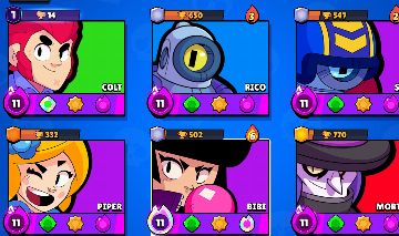 Conta brawstars 60 brawlers, 100 skins 301 gemas e muitos recursos + FULL ACESSO