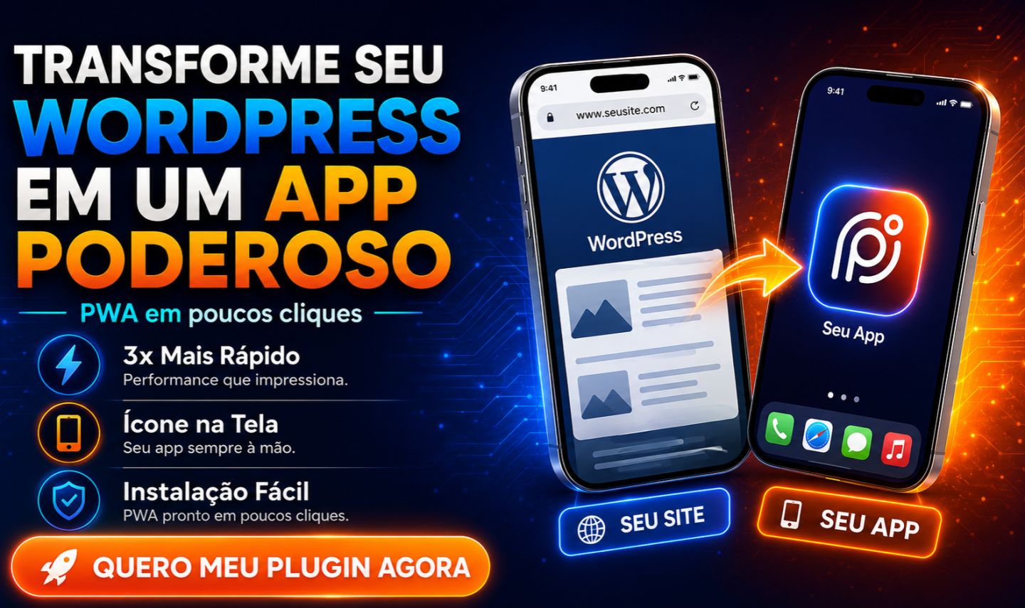 Plugin PWA WordPress : Transforme seu Site em App