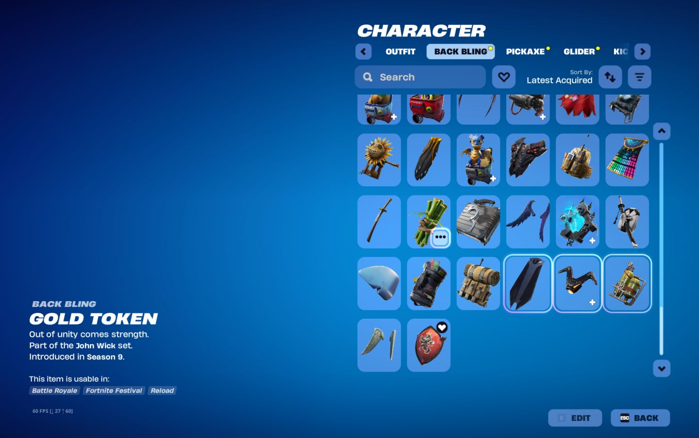 Conta fortnite 129 skins