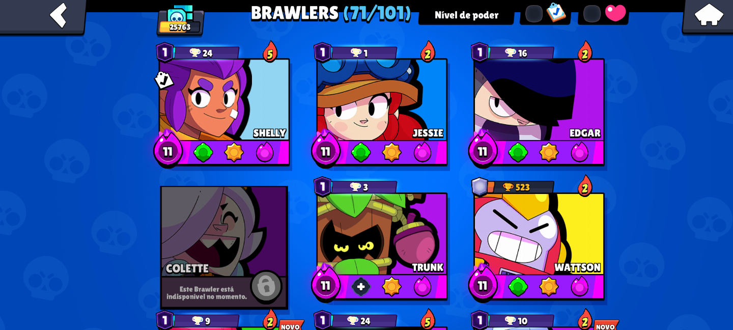 CONTA DE BRAWL STARS 26000 TROFÉUS E DESDE DE 2021!