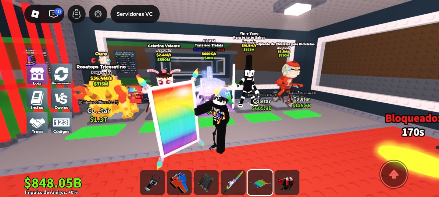 Conta Roblox Gemada Vários mapas