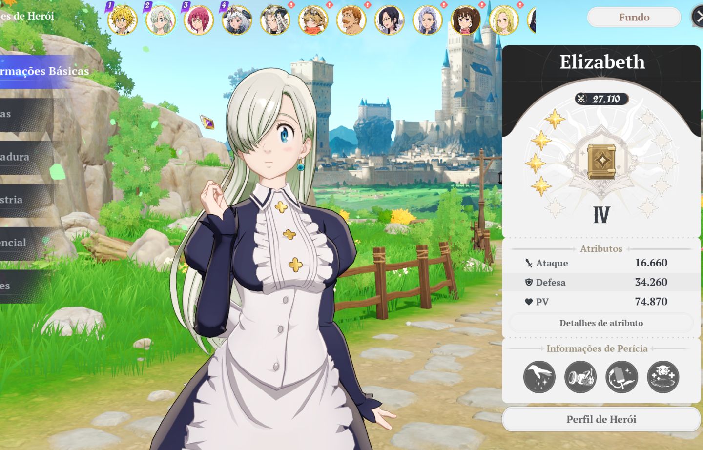 The Seven Deadly Sins Origin - Conta com todos os personagens ENDGAME