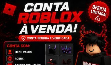 CONTA ROBLOX MUITO RARA À VENDA! ITENS RAROS + CONTA TOP + ENTREGA RÁPIDA!