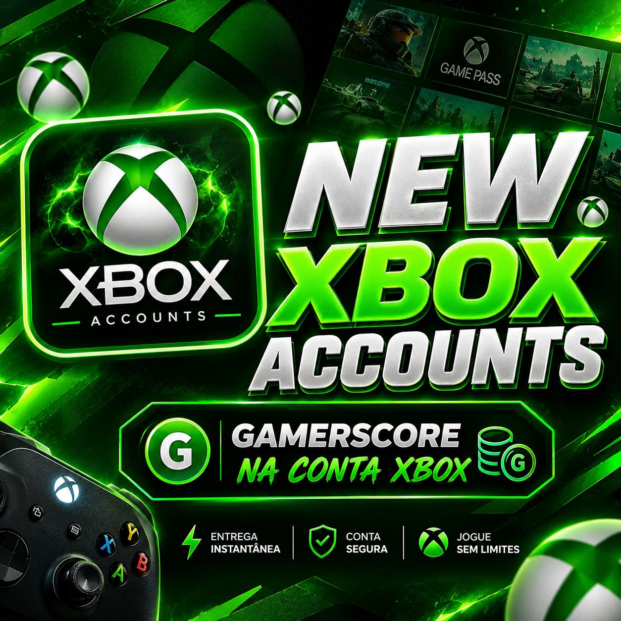 100K Gamerscore Na Sua Conta XBOX LIVE | Up Facil e rapido seguro