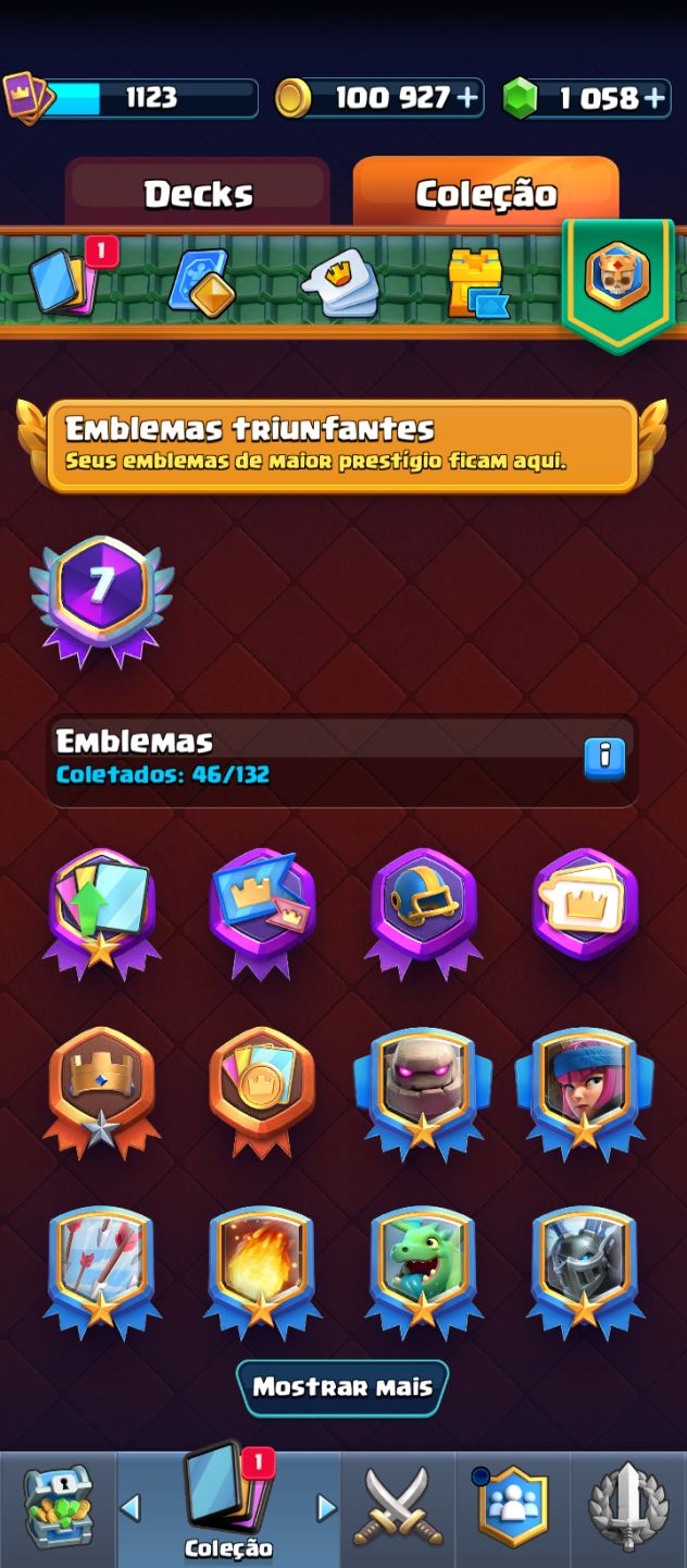 CONTA CLASH ROYALE, MUITO BOA PARA QUEM QUER COMEÇAR A JOGAR.