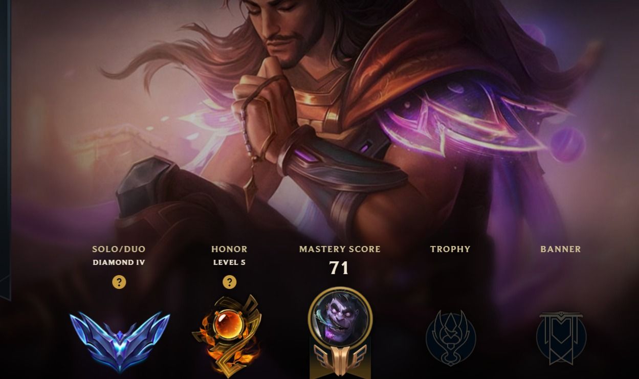 Conta diamante 4 mmr bufado com 64% de win rate e 67mil essencias azuis