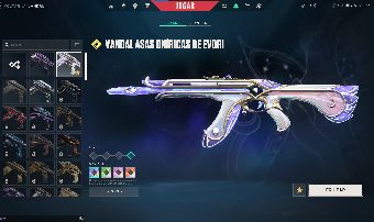 CONTA VALORANT FULL ACESSO COM SKINS RARAS COM VANDAL PHANTOM E FACA NEGOCIAVEL