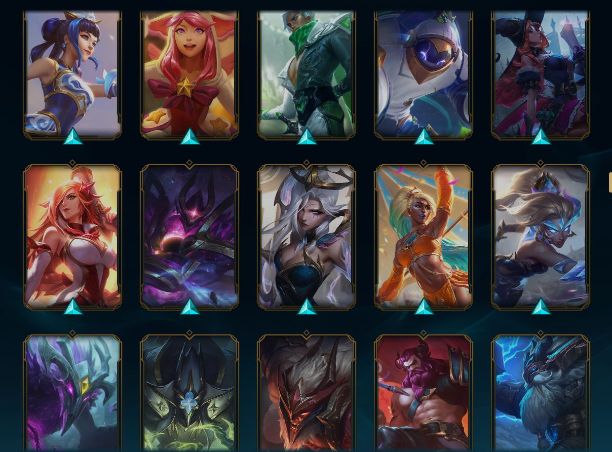 CONTA DE LOL 241+ SKINS LVL 250+ (SKINS EDG LIMITADAS COM CHROMA E ASSINATURA)