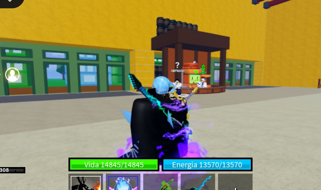 Conta de blox fruit quase level max