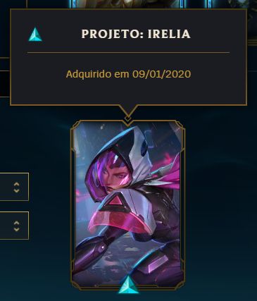 CONTA LEVEL 21 | SKIN IRELIA PROJETO | FULL ACESSO