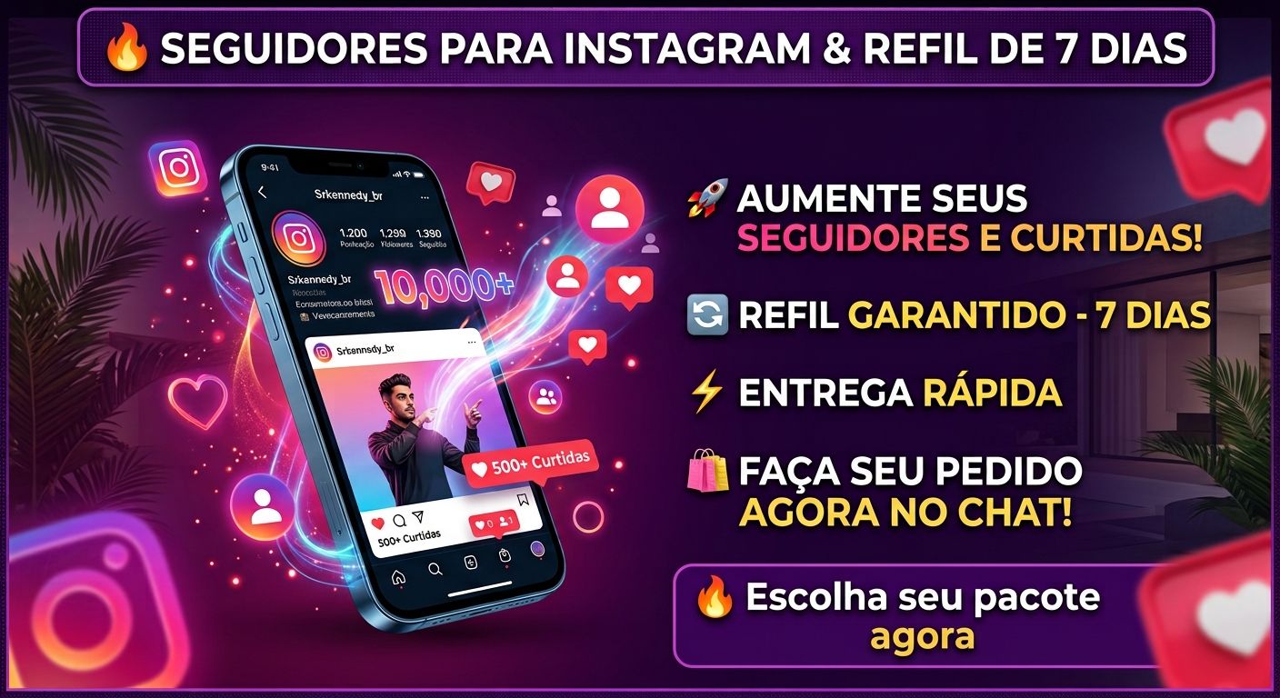 Seguidores e curtidas instagram