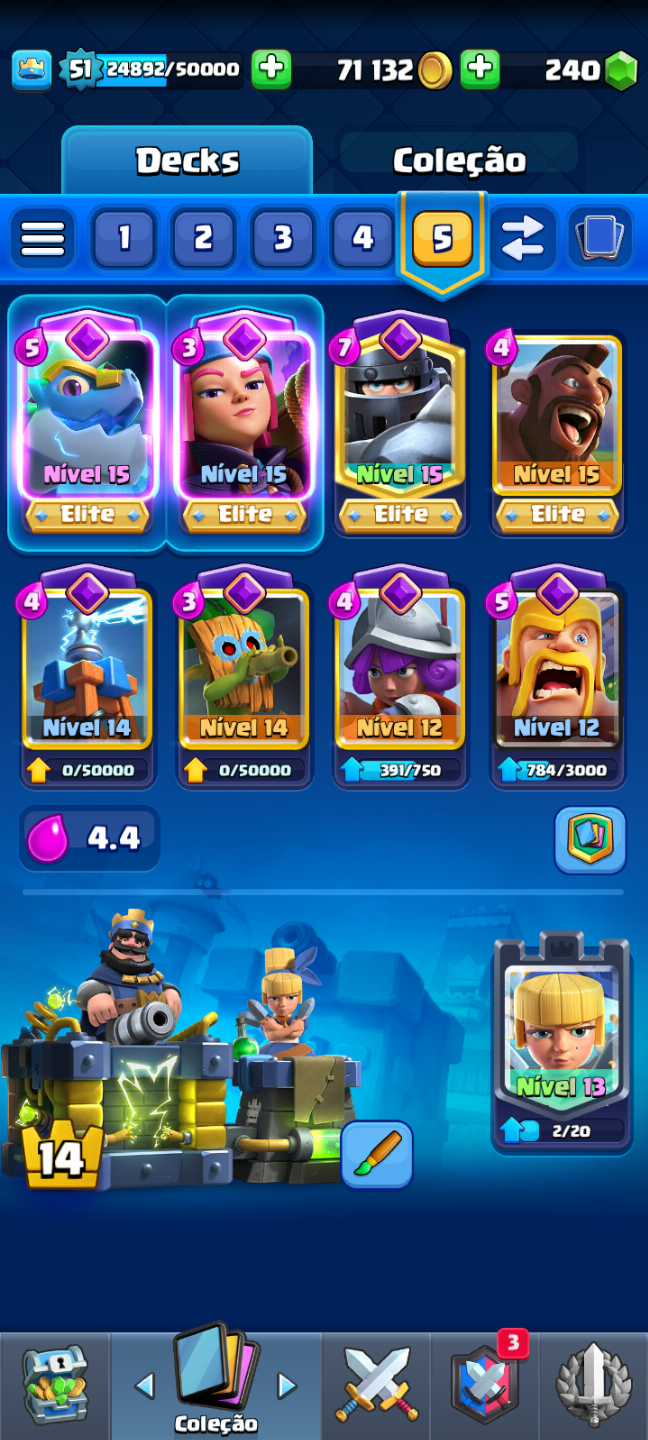 Conta Clash Royale / Clash of clans e braw stars juntas