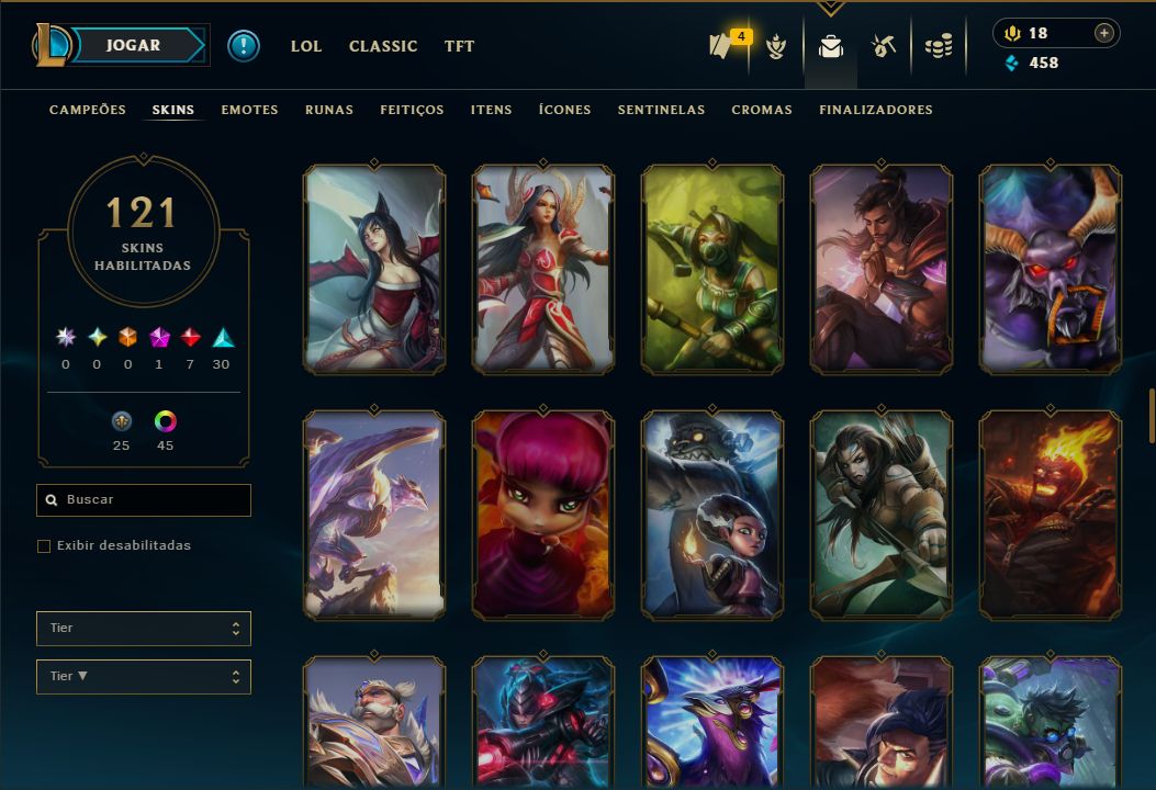 LENDÁRIA DARIUS MESTRE DA ENTERRADA + [QUASE 150 SKINS HABILITADAS] + TROCA NICK