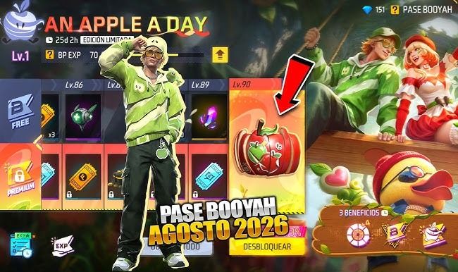 PASSE DE ELITE BOOYAH FREE FIRE RAPIDA ENTREGA VIA ID SEM ADICIONAR