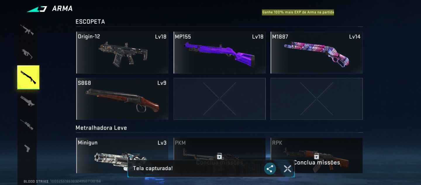 Conta de blood strike pra quem quer começar Tam skins de faca etc nível 44