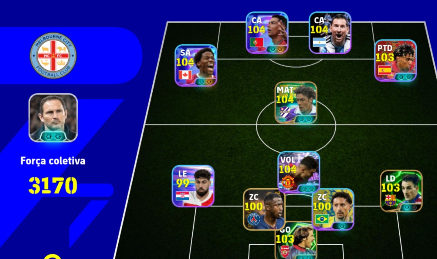 CONTA EFOOTEBALL BOA/RARA