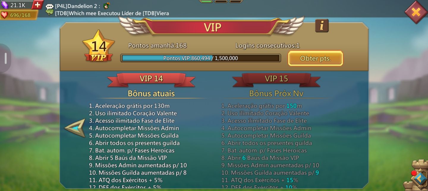 CONTA LORDS MOBILE VIP14