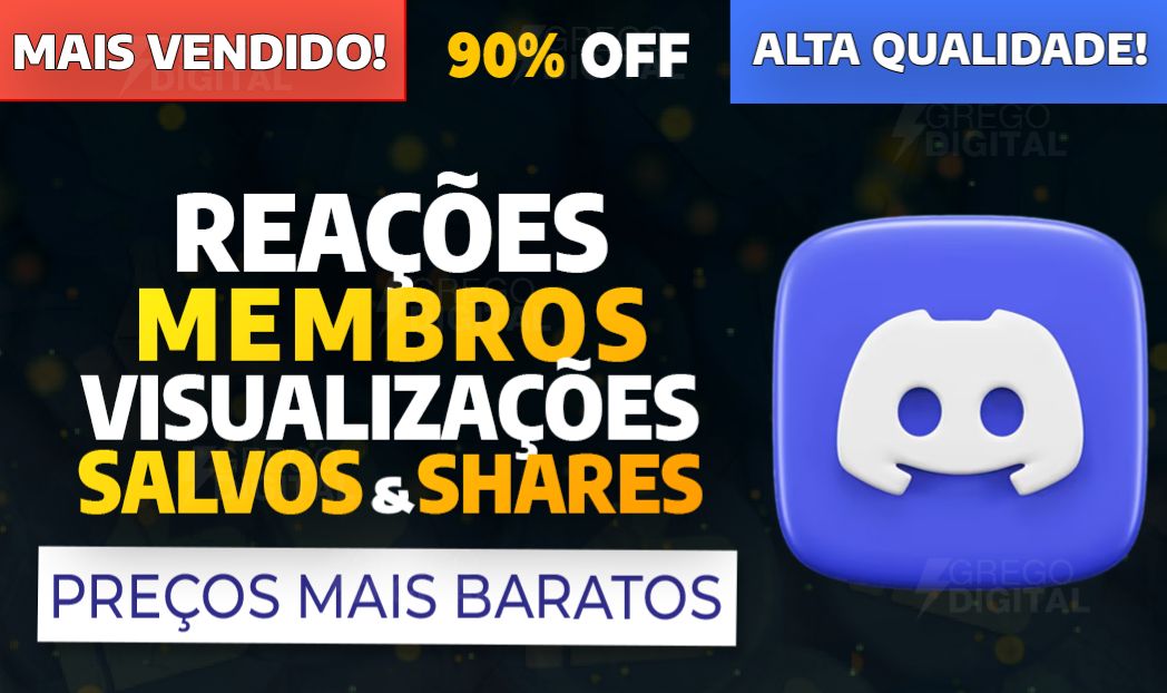 DISCORD - MEMBROS ONLINES E OFFLINES, REAÇÕES, IMPULSOS, NITRO ETC