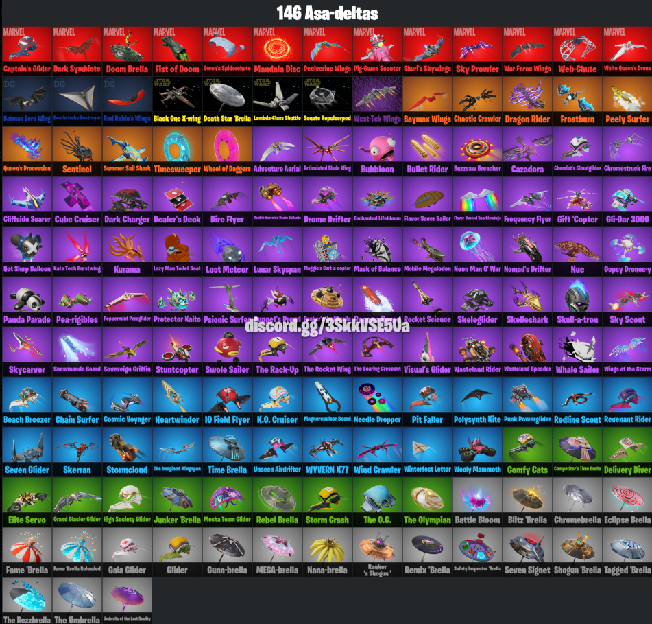 CONTA FORTNITE OG 160+ SKINS NÍVEL 3.150+