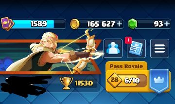 Conta de clash royale 11500 trofeus 20 evos e 5 herois