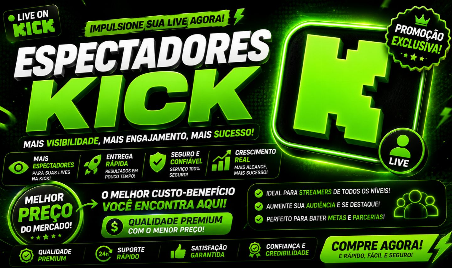 [50% OFF] KICK | ESPECTADORES DE ALTA QUALIDADE