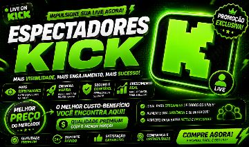 [50% OFF] KICK | ESPECTADORES DE ALTA QUALIDADE