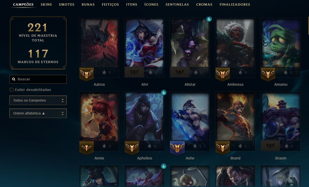 ESMERALDA 1 | MMR DIAMANTE/LOW MESTRE | 98 CAMPEÕES | 53 SKINS