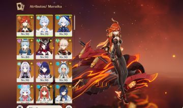 Conta genshin com 21t 5 limitados (furina C2, hutao + skin, yelan + skin)