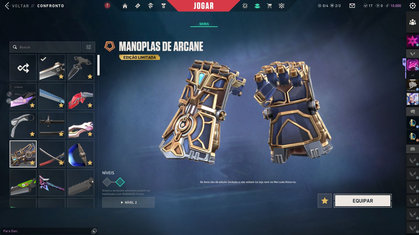 CONTA VALORANT 5.900k GASTOS PACOTE ARCANE, CHAMPIONS 23/24/25 ELO ATUAL DIMA